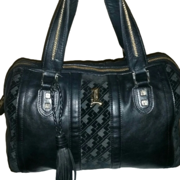 L.A.M.B. Handbags - L.a.m.b Gwen stefani black leather Roma pu…